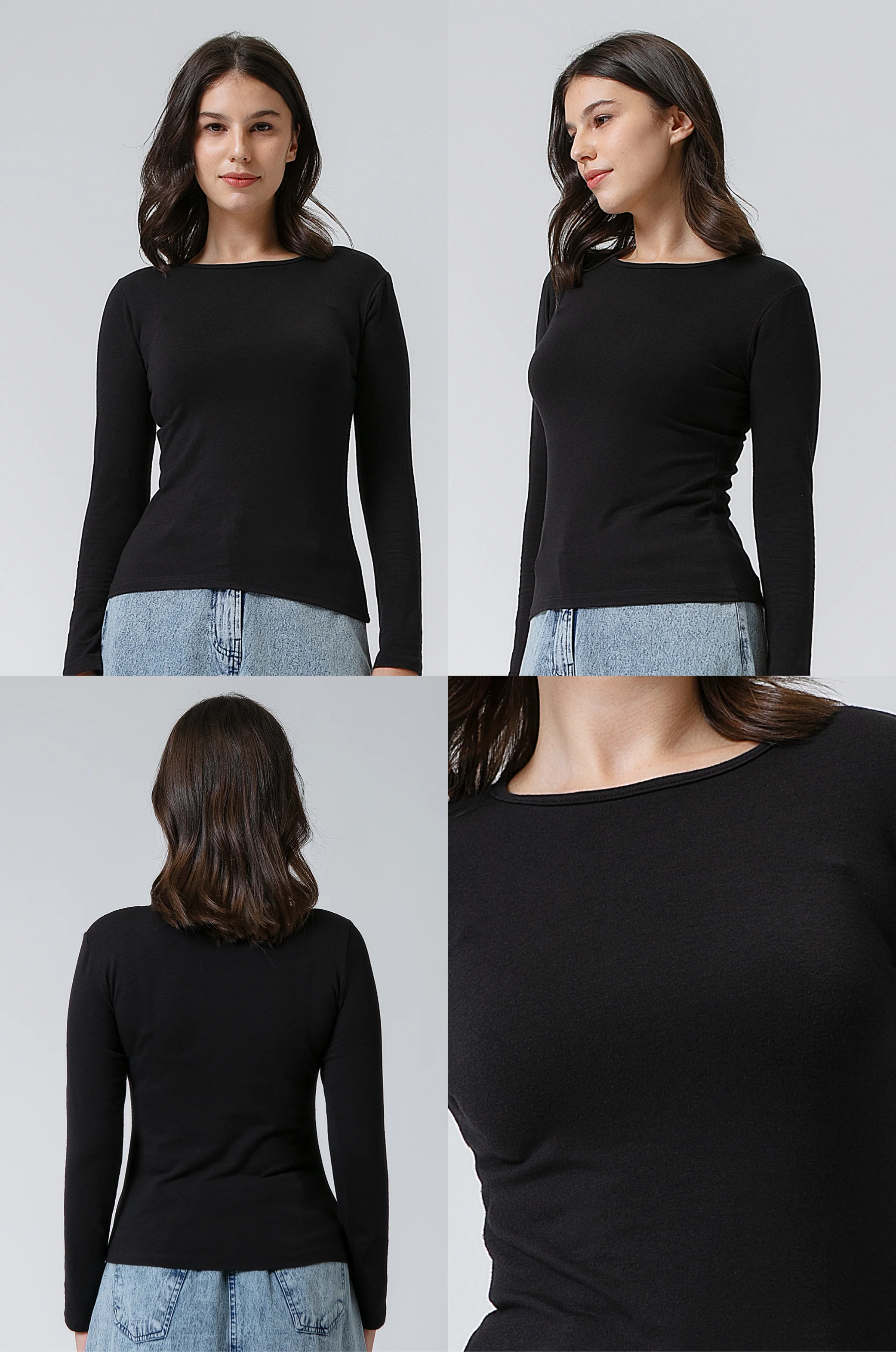 Black Slim Fit Tee - Defect Sale - Image 2