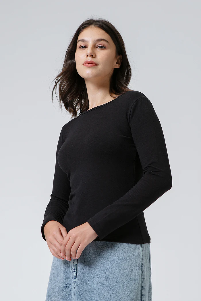 Black Slim Fit Tee - Defect Sale - Image 3