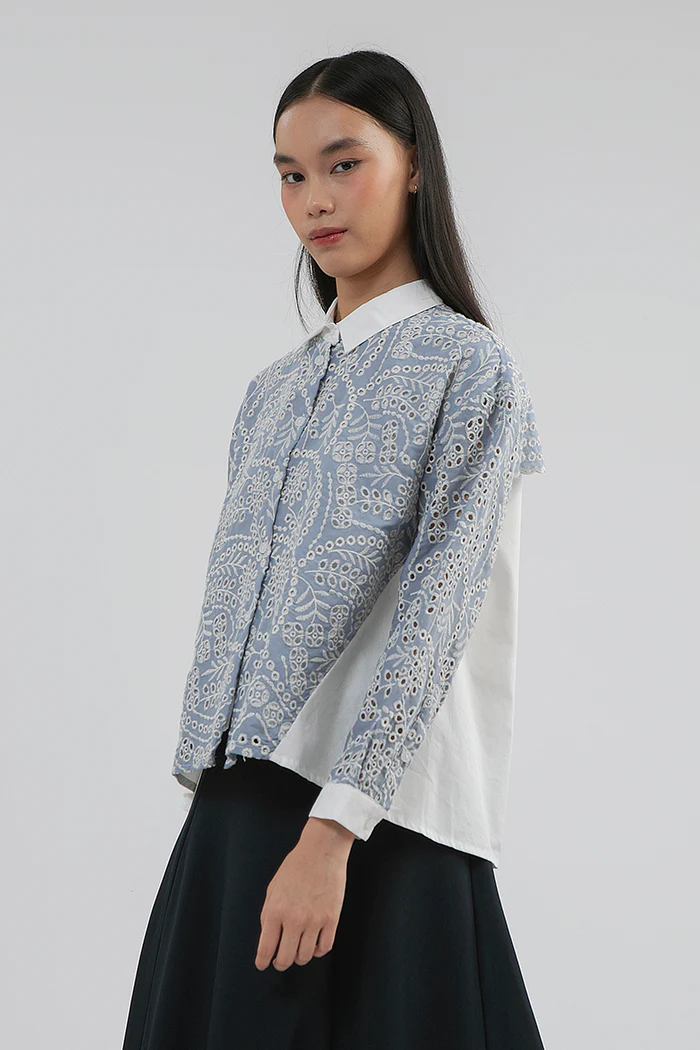 Blue Embroidered Badu - Image 3