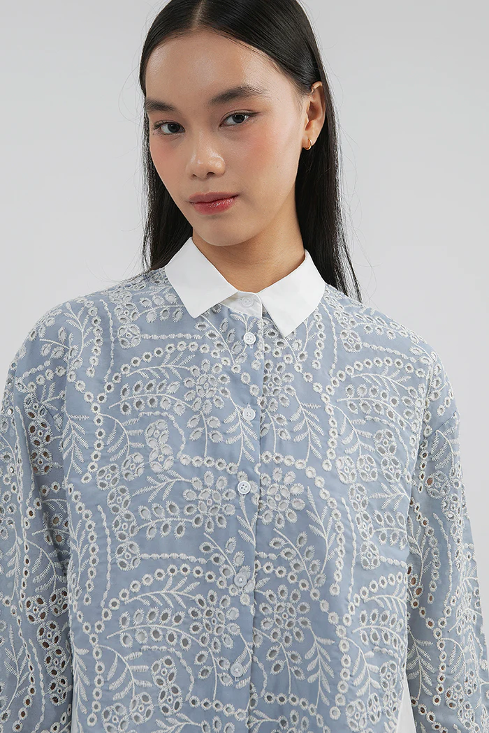 Blue Embroidered Badu - Image 5