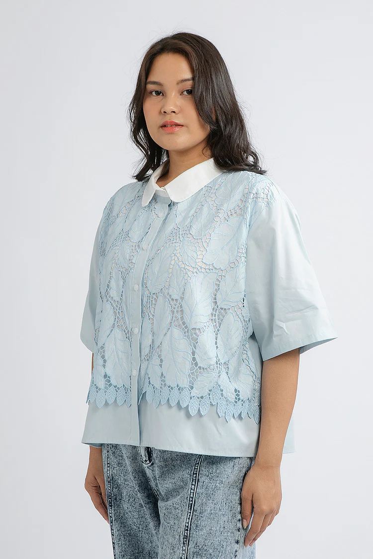 Blue Embroidered Rondo - Image 3