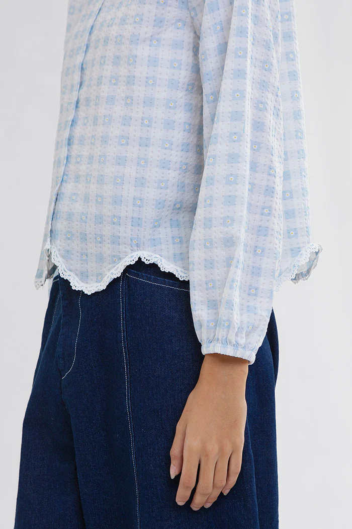 Blue Gingham Willa - Image 5