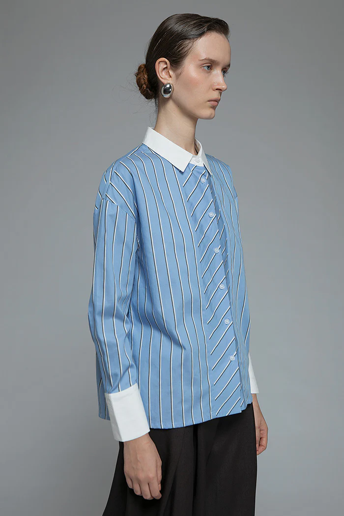Blue Striped Donen - Image 3