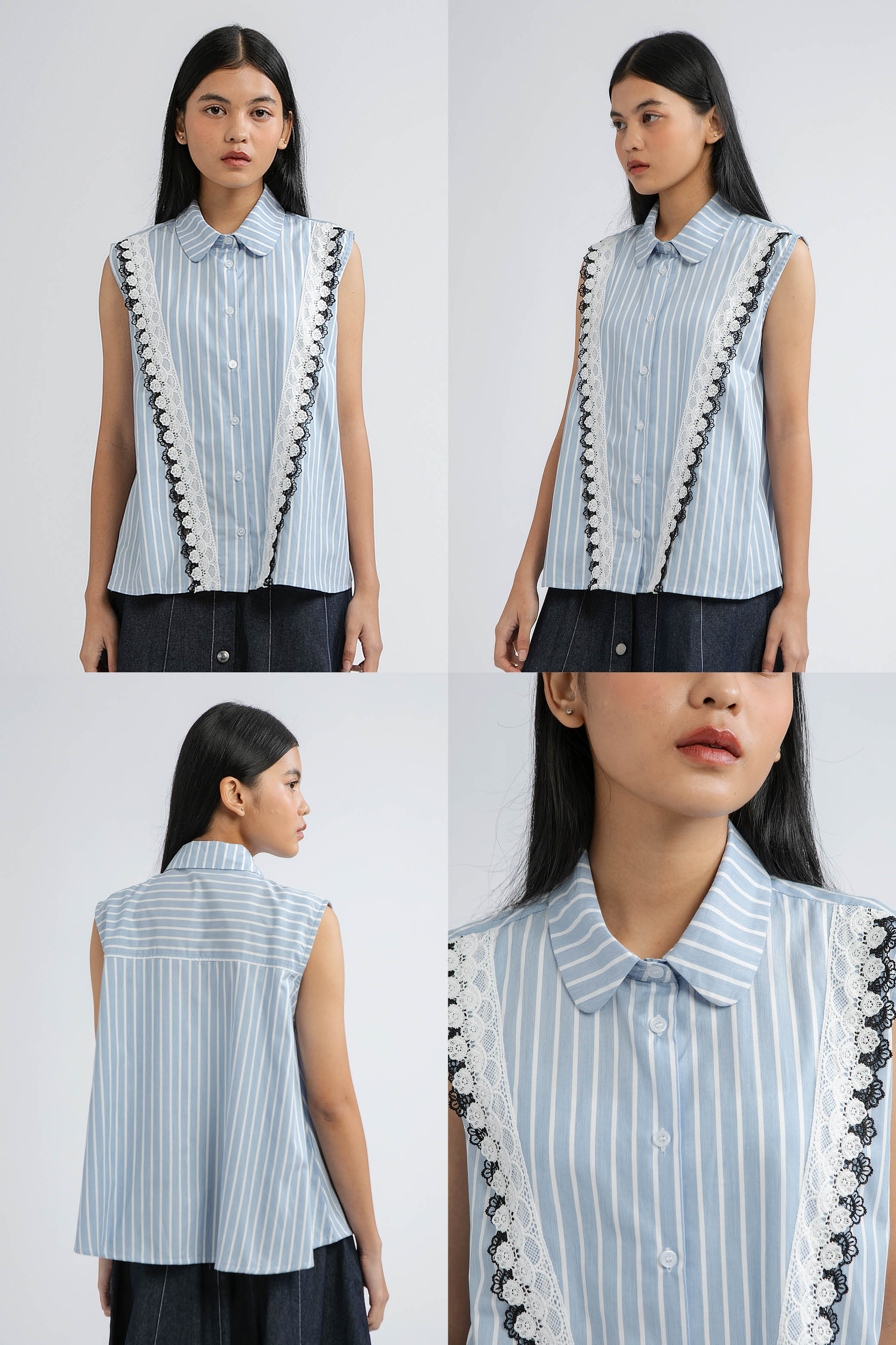 Blue Striped Erice - Defect Sale - Image 2