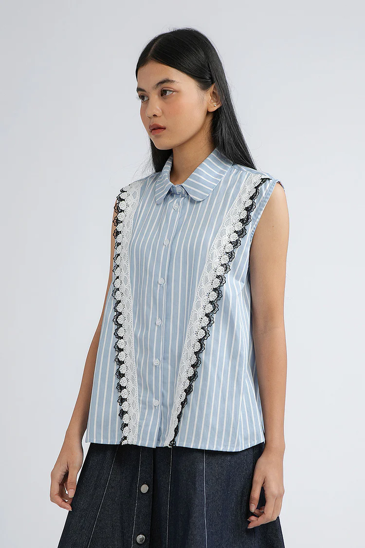 Blue Striped Erice - Defect Sale - Image 3