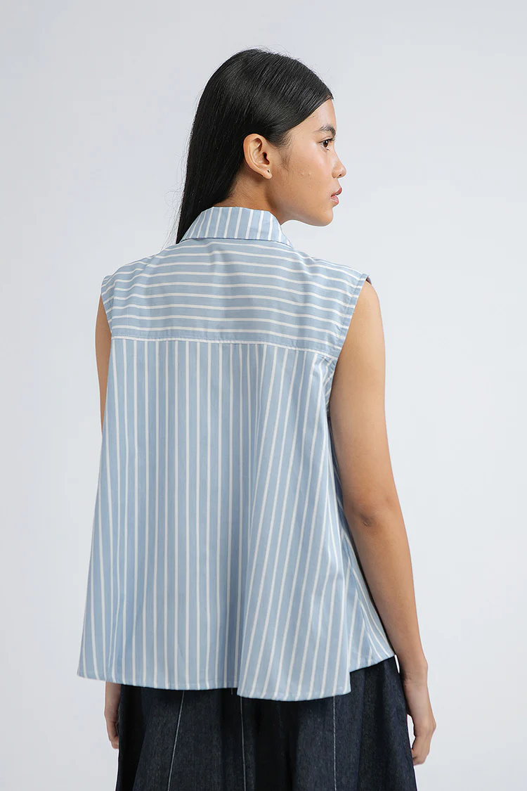 Blue Striped Erice - Defect Sale - Image 4