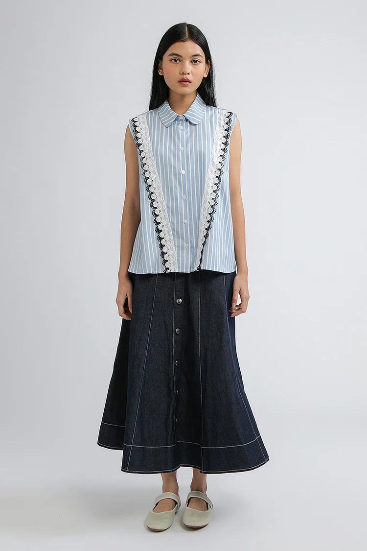 Blue Striped Erice - Defect Sale - Image 6