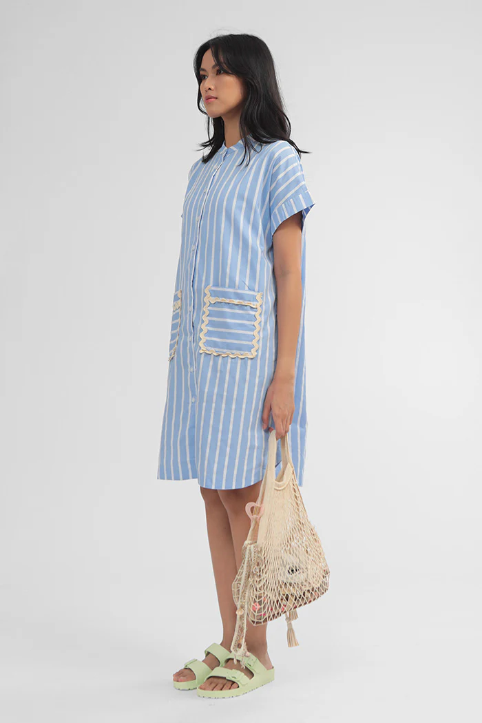 Blue Striped Savoy - Image 3