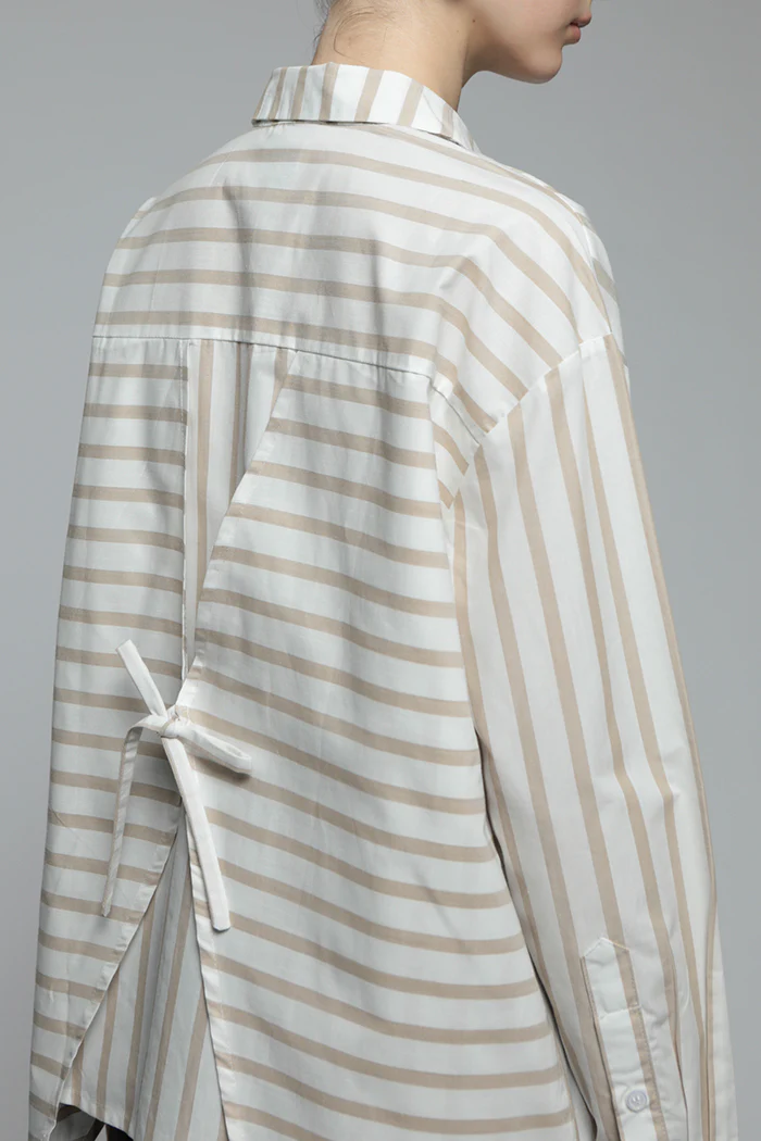 Brown Striped Monday Shirt - Image 5