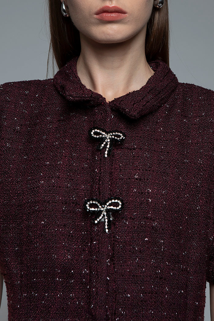 Burgundy Tweed Marena A - Image 5