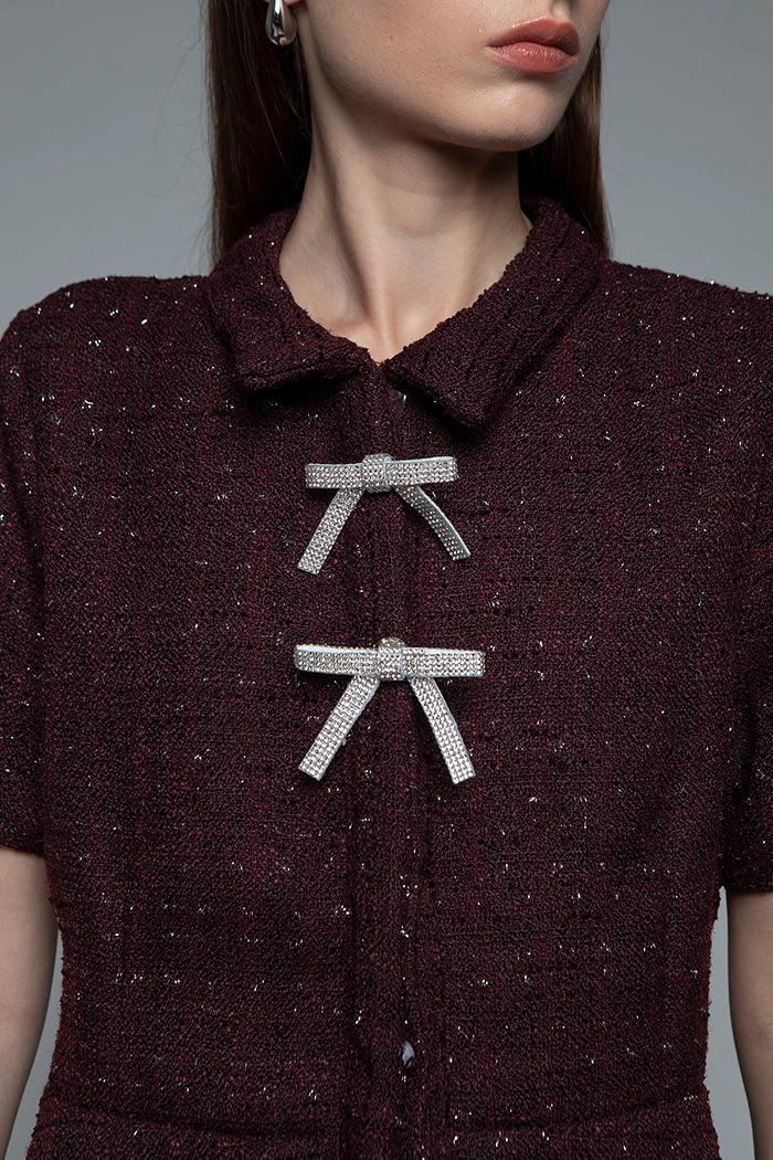 Burgundy Tweed Marena B - Image 5