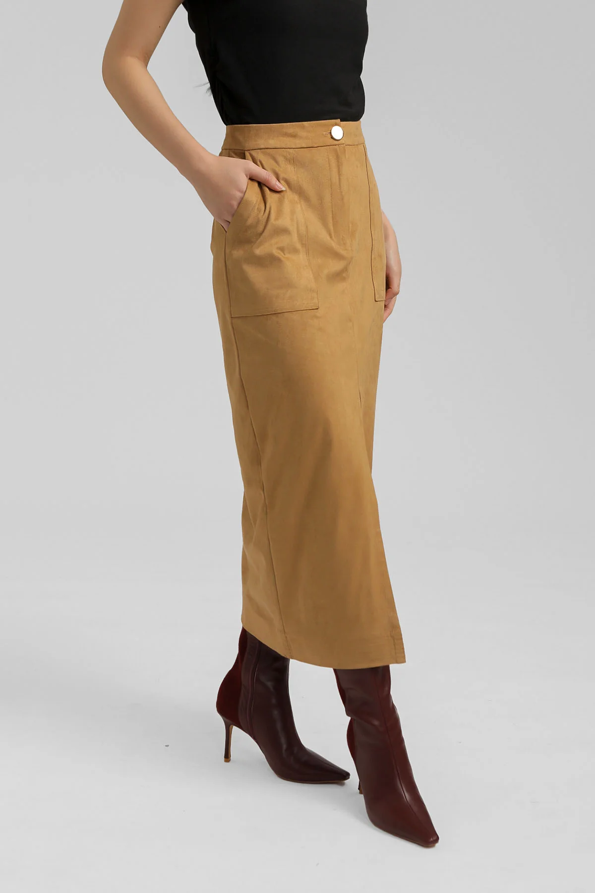 Camel Suede Bogna - Image 4