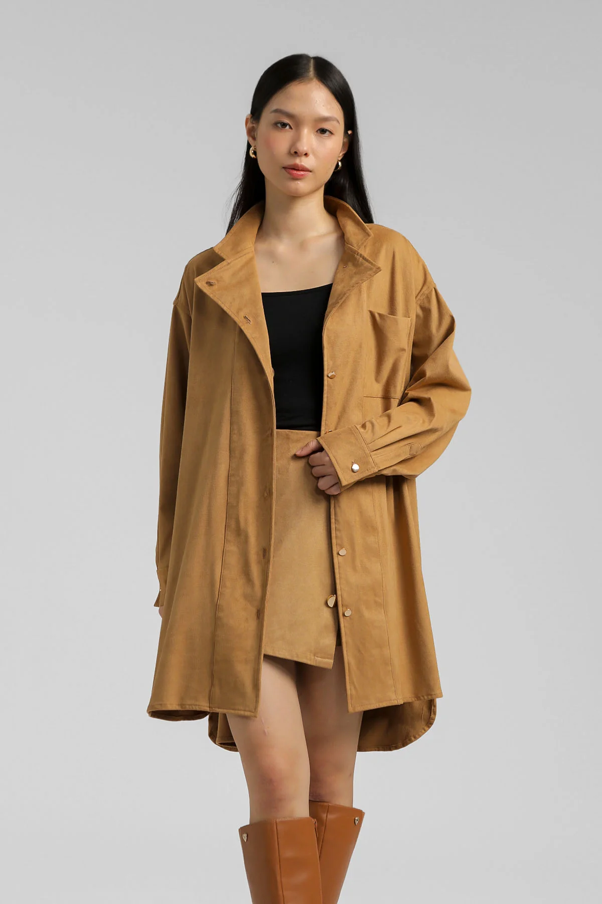 Camel Suede Mateja - Image 8
