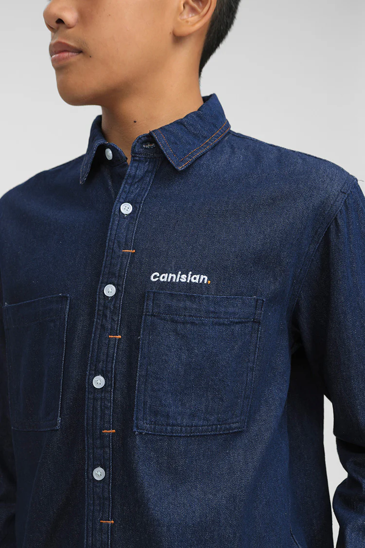 Canisius Denim Long Sleeve Shirt - Image 4