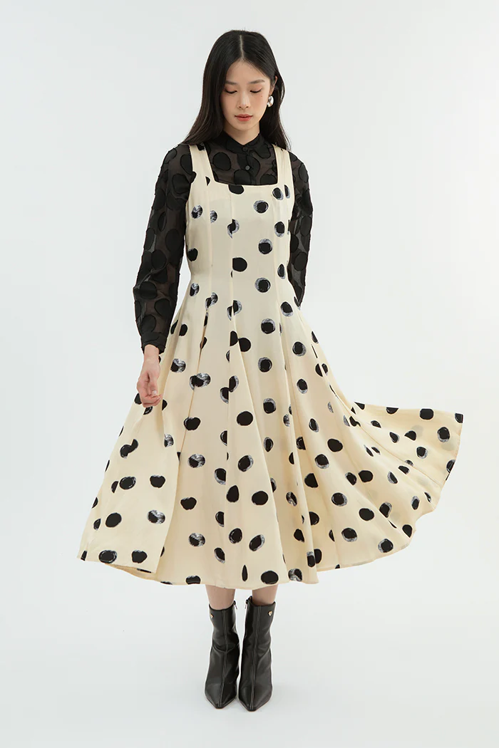 Cream Polka Joye - Image 7