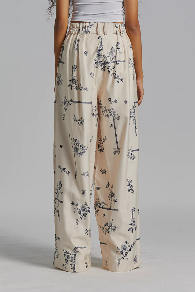 Cream Printed Bolin - Image 4