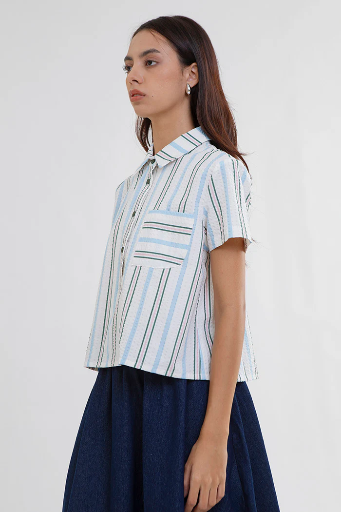 Cream Striped Aliki - Image 3