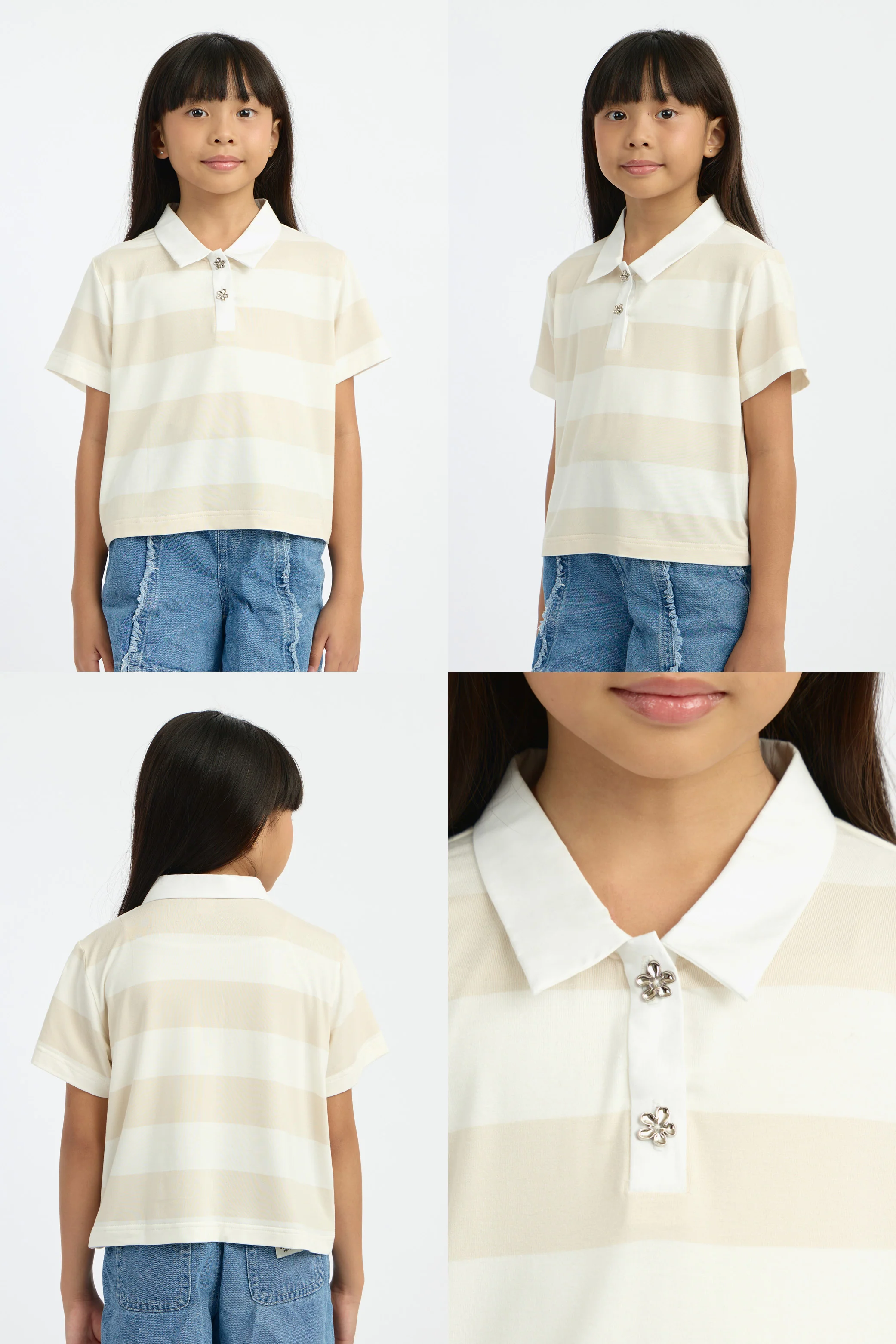 Cream Striped Eilir - Image 2
