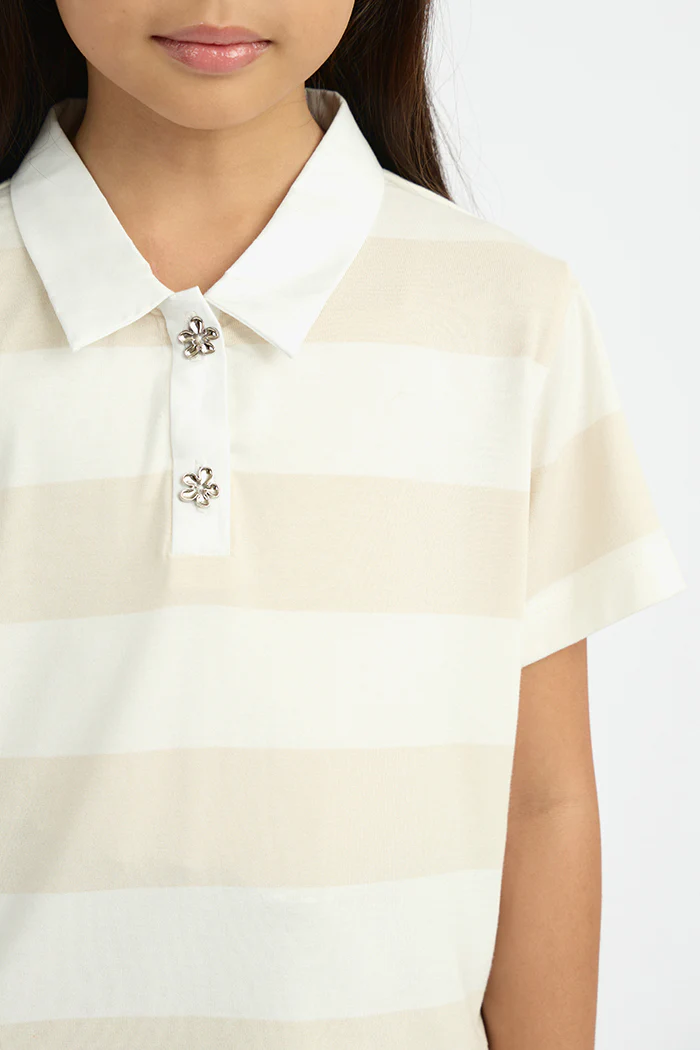 Cream Striped Eilir - Image 6