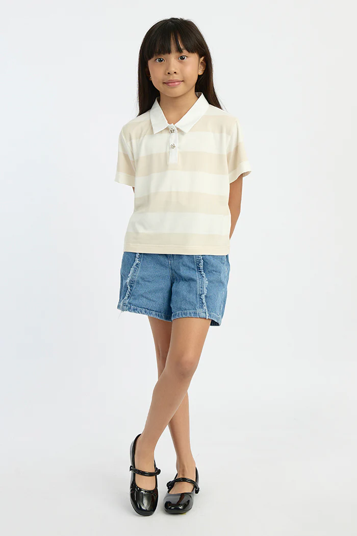 Cream Striped Eilir - Image 7