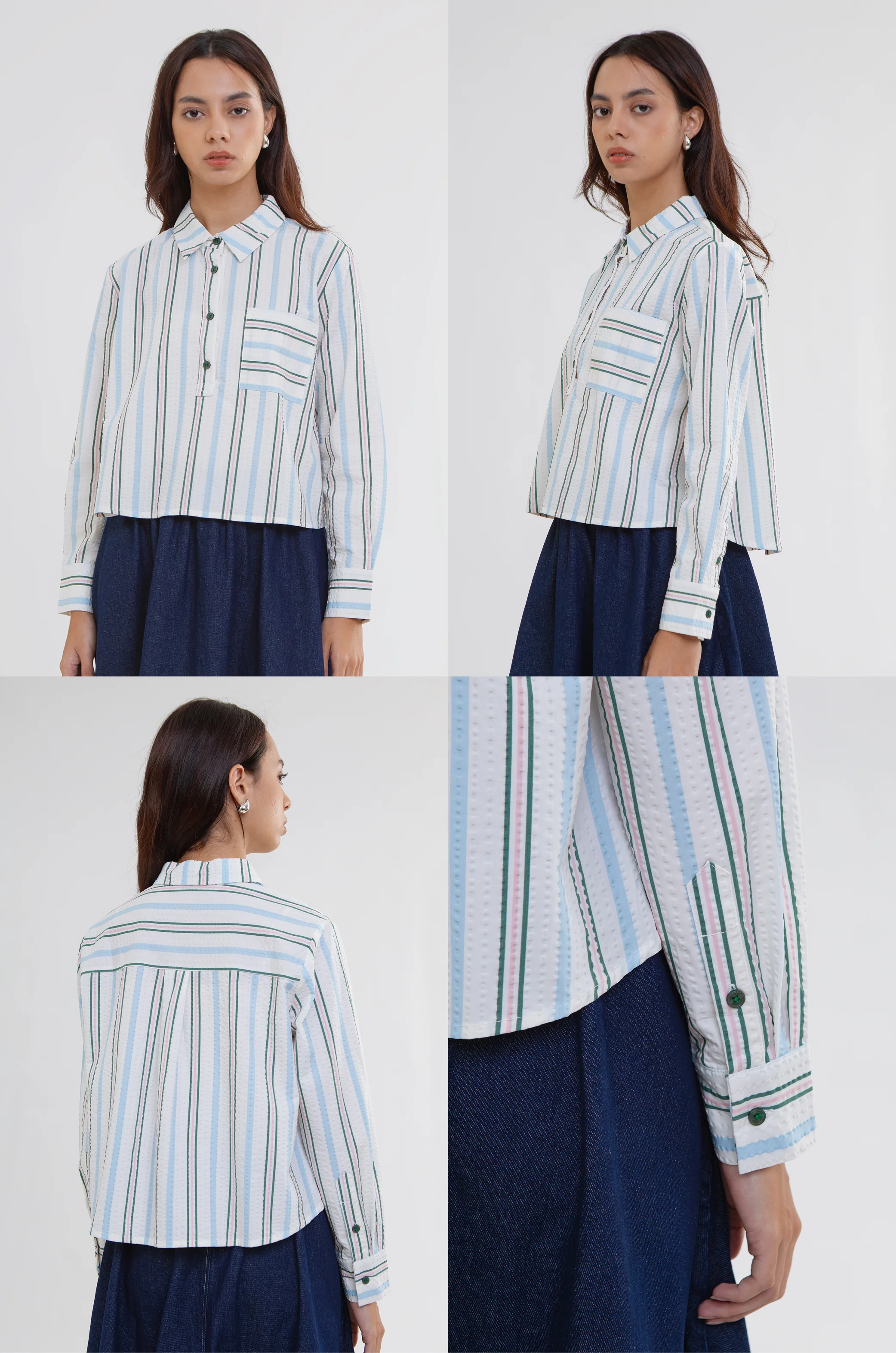 Cream Striped Fidela - Image 2