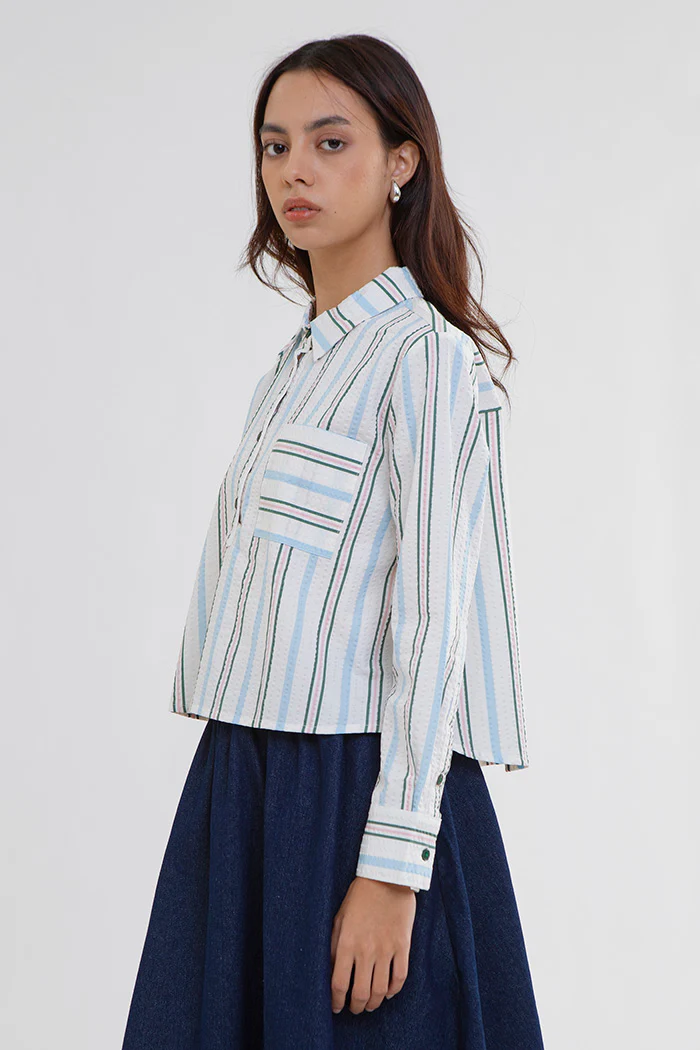 Cream Striped Fidela - Image 3