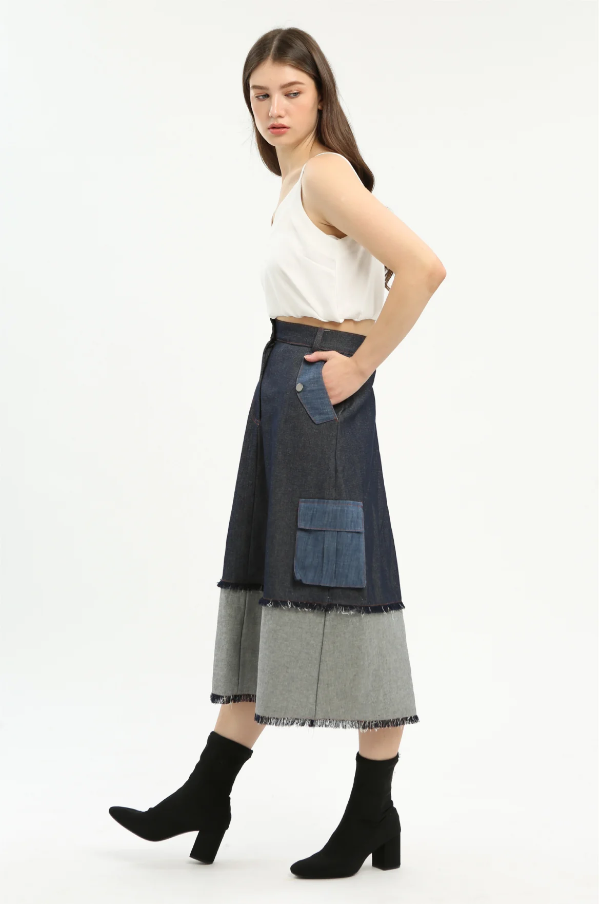 Dark Wash Denim Denta - Defect Sale - Image 2