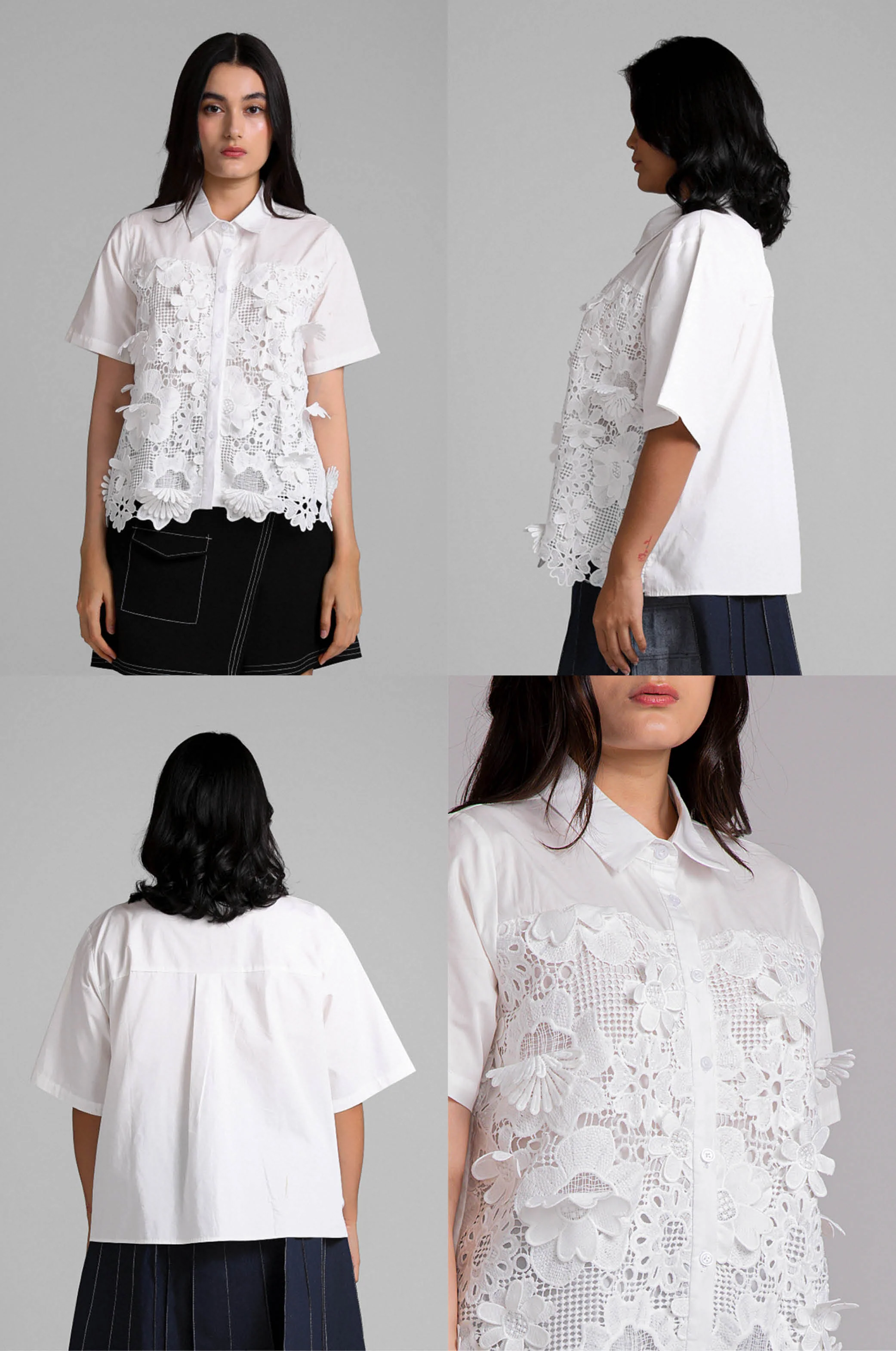 Flower Ornament Blanca - Defect Sale - Image 2