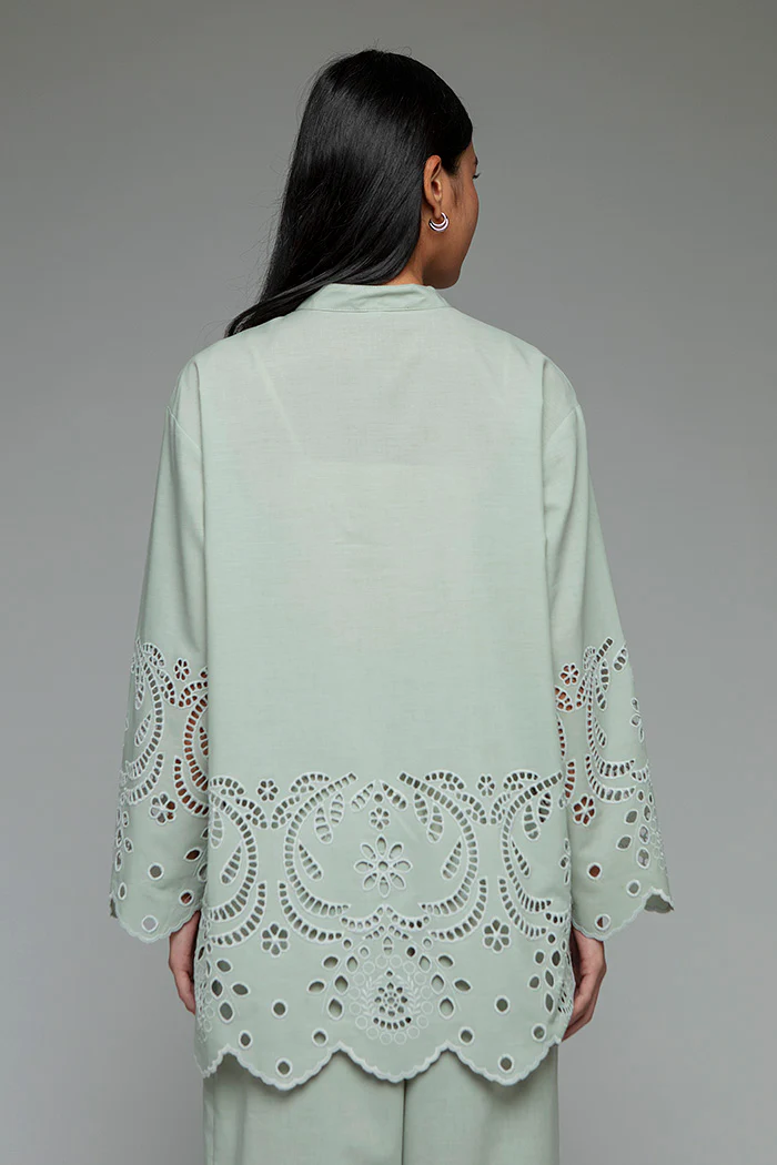 Green Embroidery Leifa - Image 4