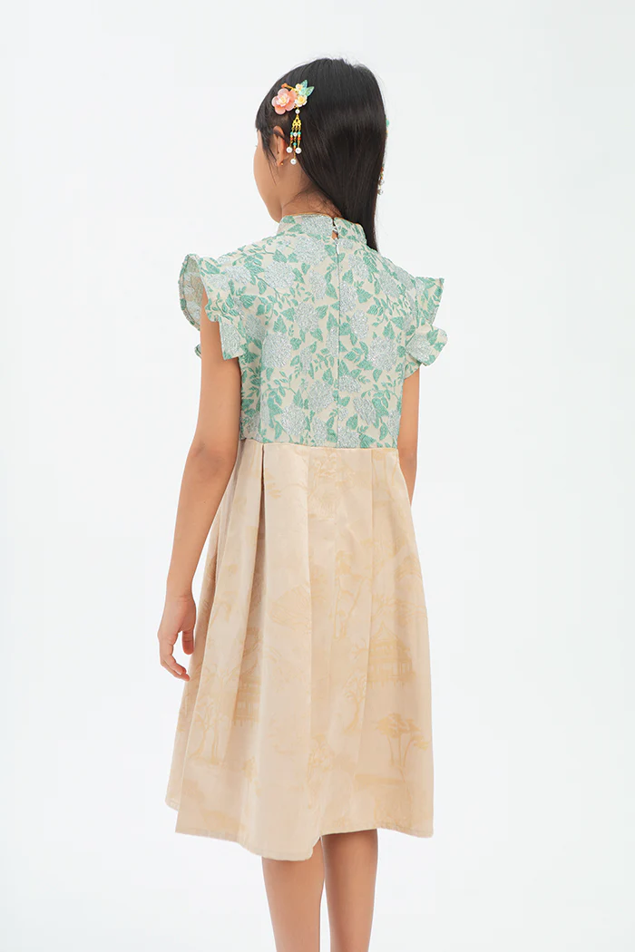 Green Floral Jinggao - Image 4