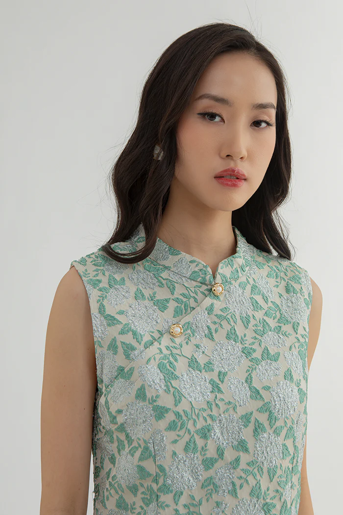 Green Floral Mai - Image 5