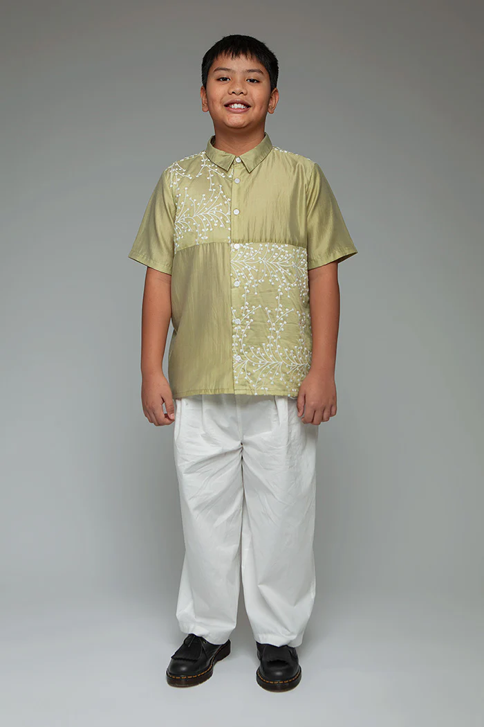 Green Tencel Tait - Image 6