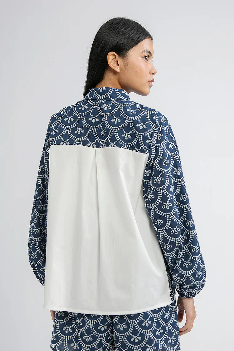 Indigo Scalloped Nardo A - Defect Sale - Image 4