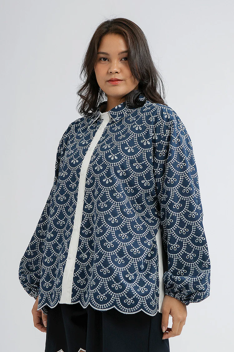 Indigo Scalloped Nardo A - Defect Sale - Image 6