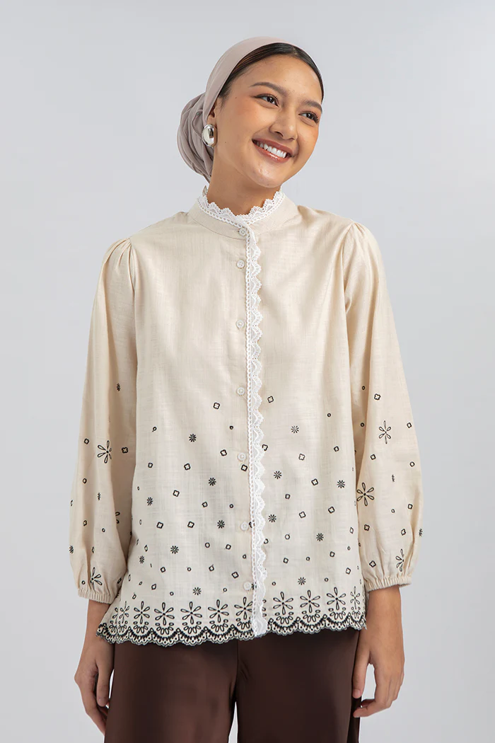Khaki Embroidery Nadra - Image 3