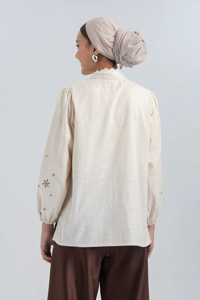 Khaki Embroidery Nadra - Image 4