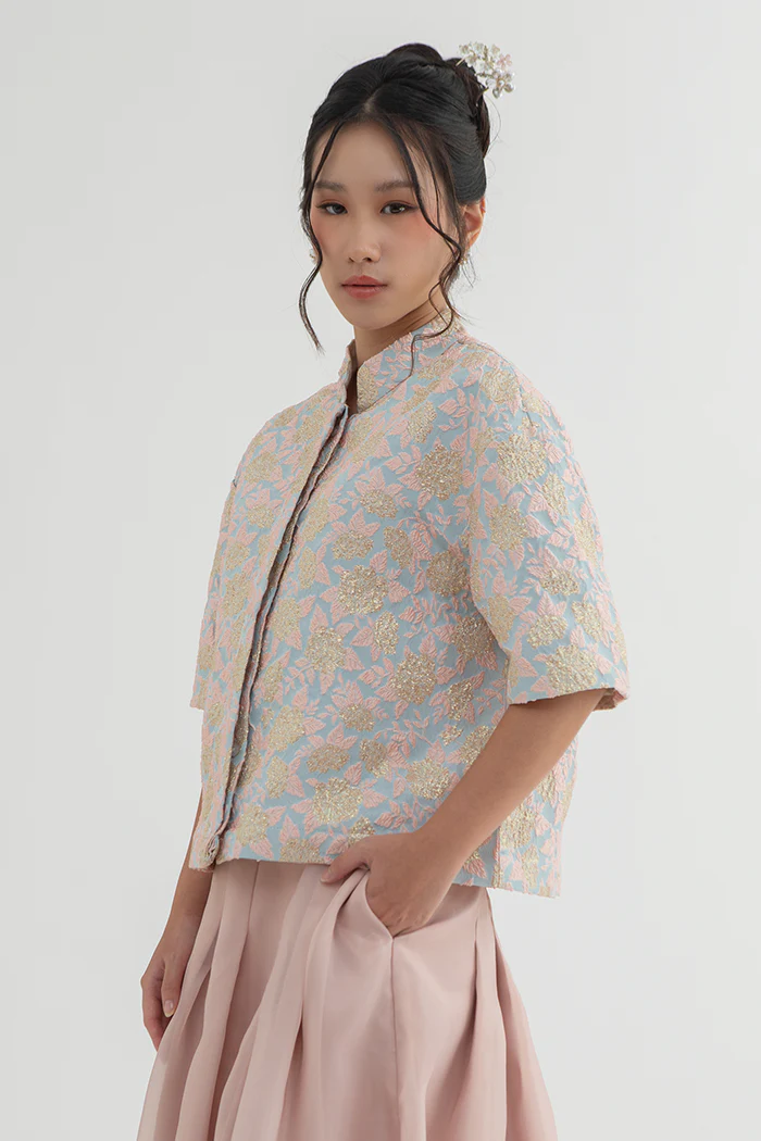 Light Blue Floral Lumi - Image 3