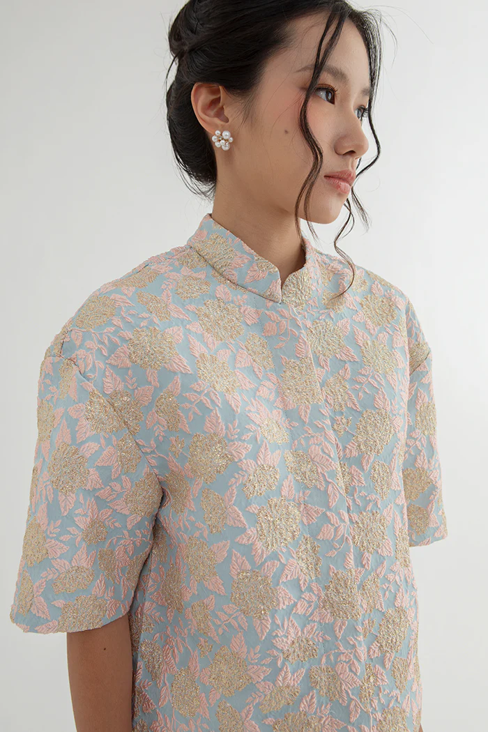 Light Blue Floral Lumi - Image 5