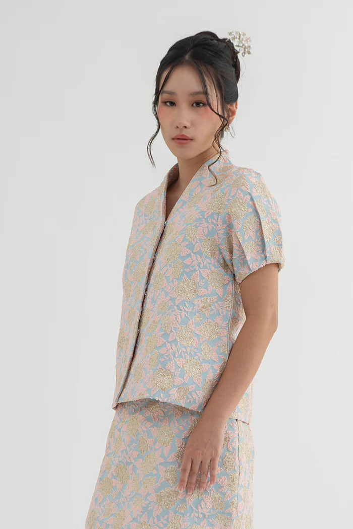 Light Blue Floral Miu - Image 4