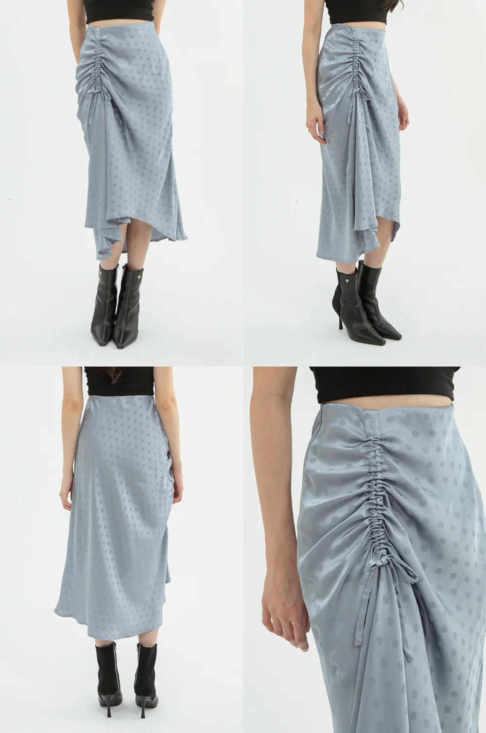 Light Blue Polka Garbo - Image 2