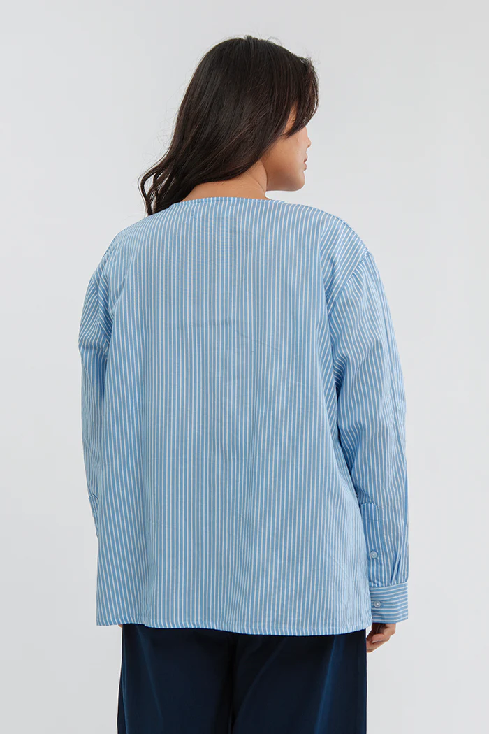 Light Blue Striped Diali - Image 6