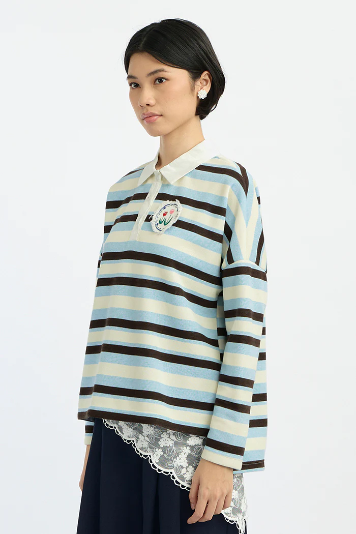 Light Blue Striped Liora - Image 3