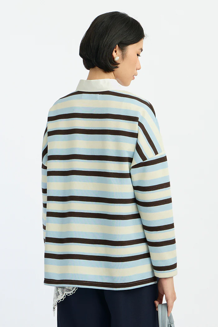 Light Blue Striped Liora - Image 4