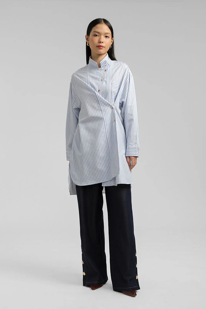 Light Blue Striped Mateja - Image 7