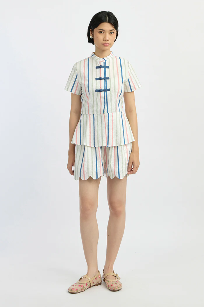 Multicolor Striped Truitt - Image 6