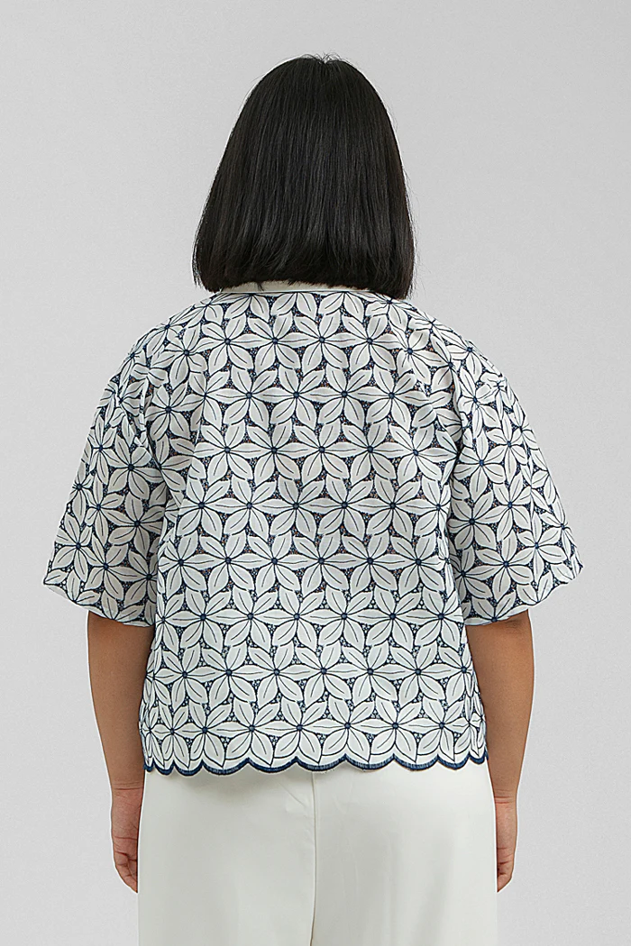 Navy Embroidered Elusi - Image 6