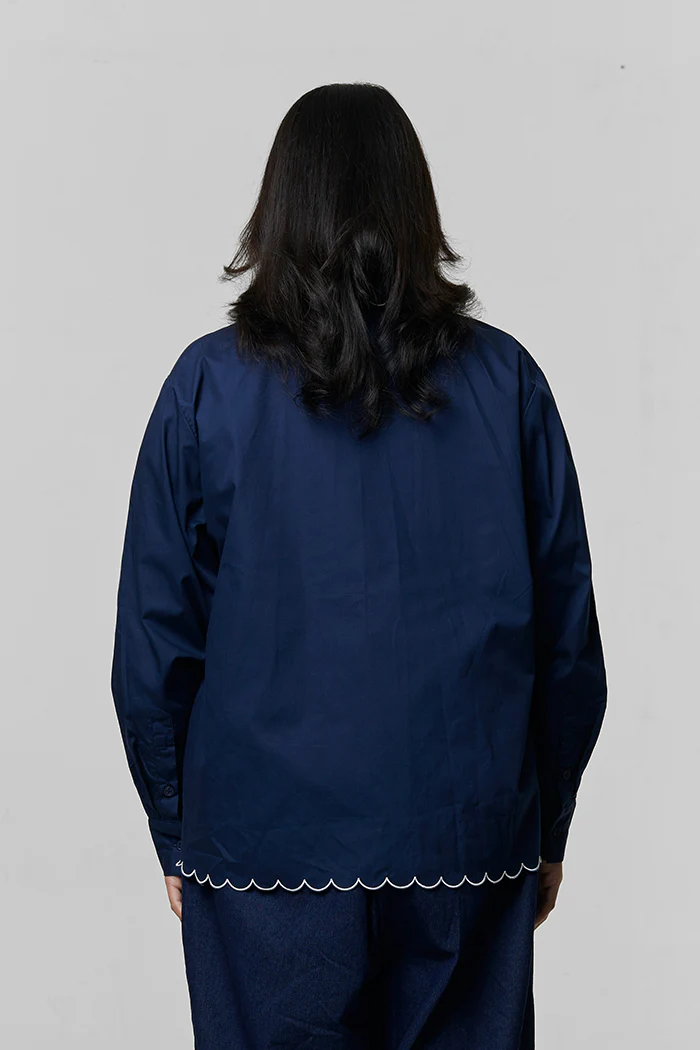 Navy Embroidery Fiosa - Image 4