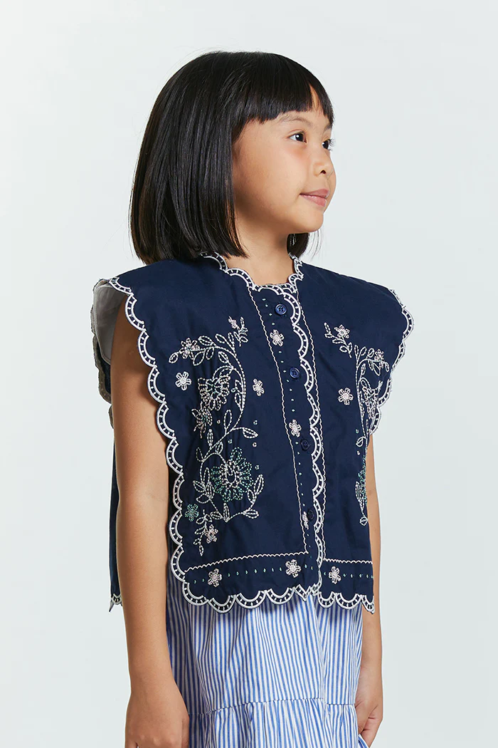 Navy Embroidery Hiba - Image 3