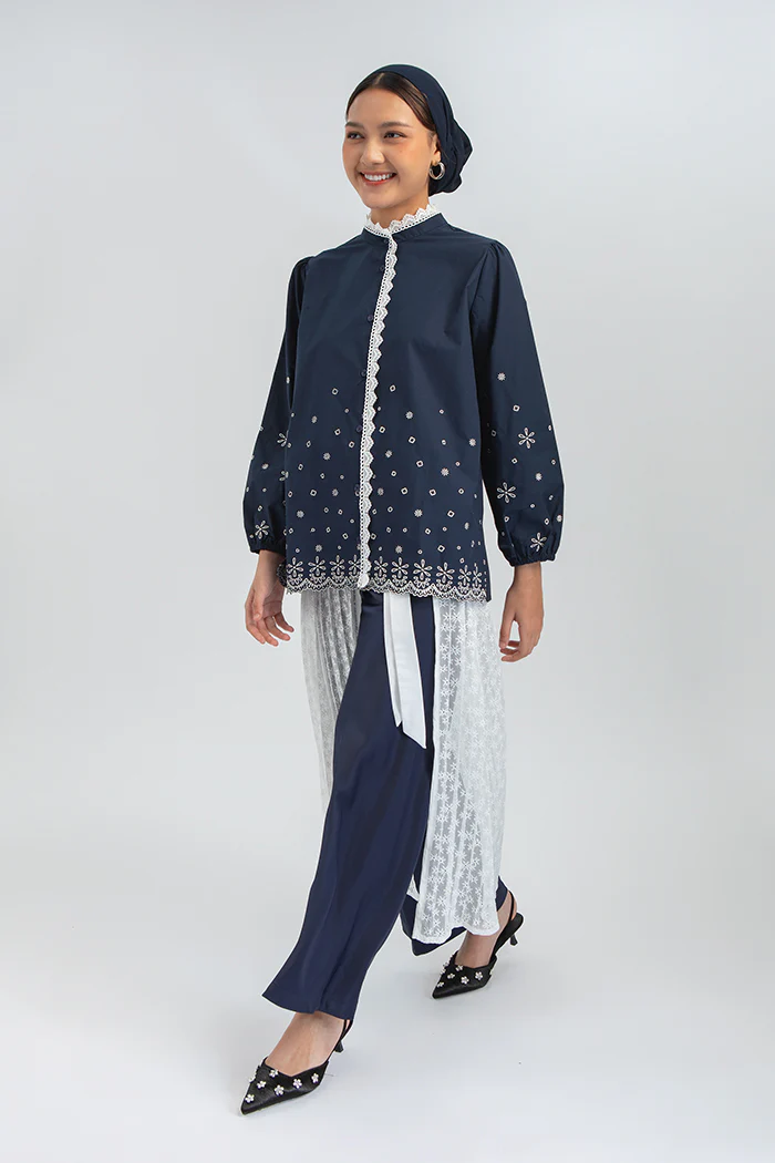Navy Embroidery Nadra - Image 7