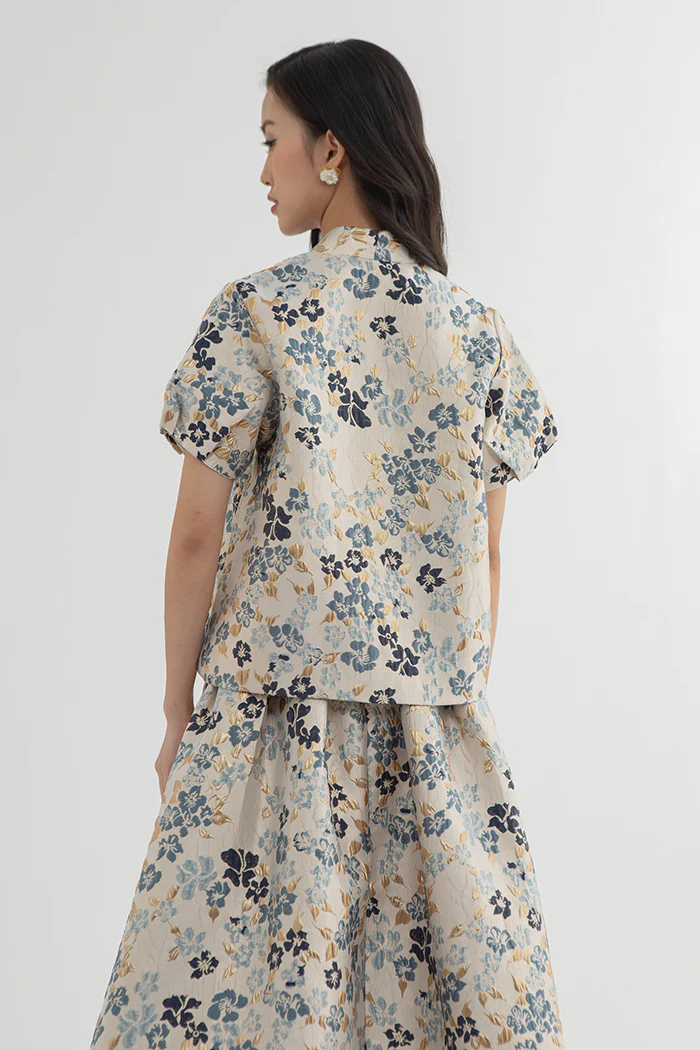 Navy Floral Miu - Image 4